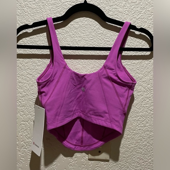 Lululemon NEW Align Corset Tank Top Light Support A/B cup Maroon Pink Size 2 - Picture 4 of 6